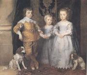 The Three Eldest Children of Charles I (mk25) Dyck, Anthony van